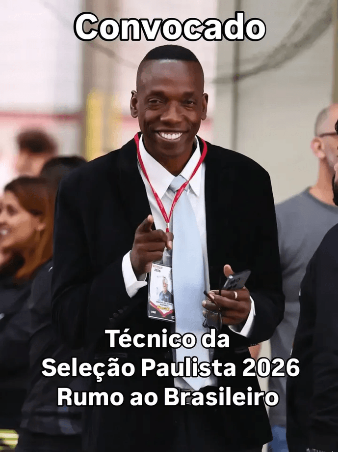 Sergio de Jesus Pacheco é convocado para a Seleção Paulista 2026